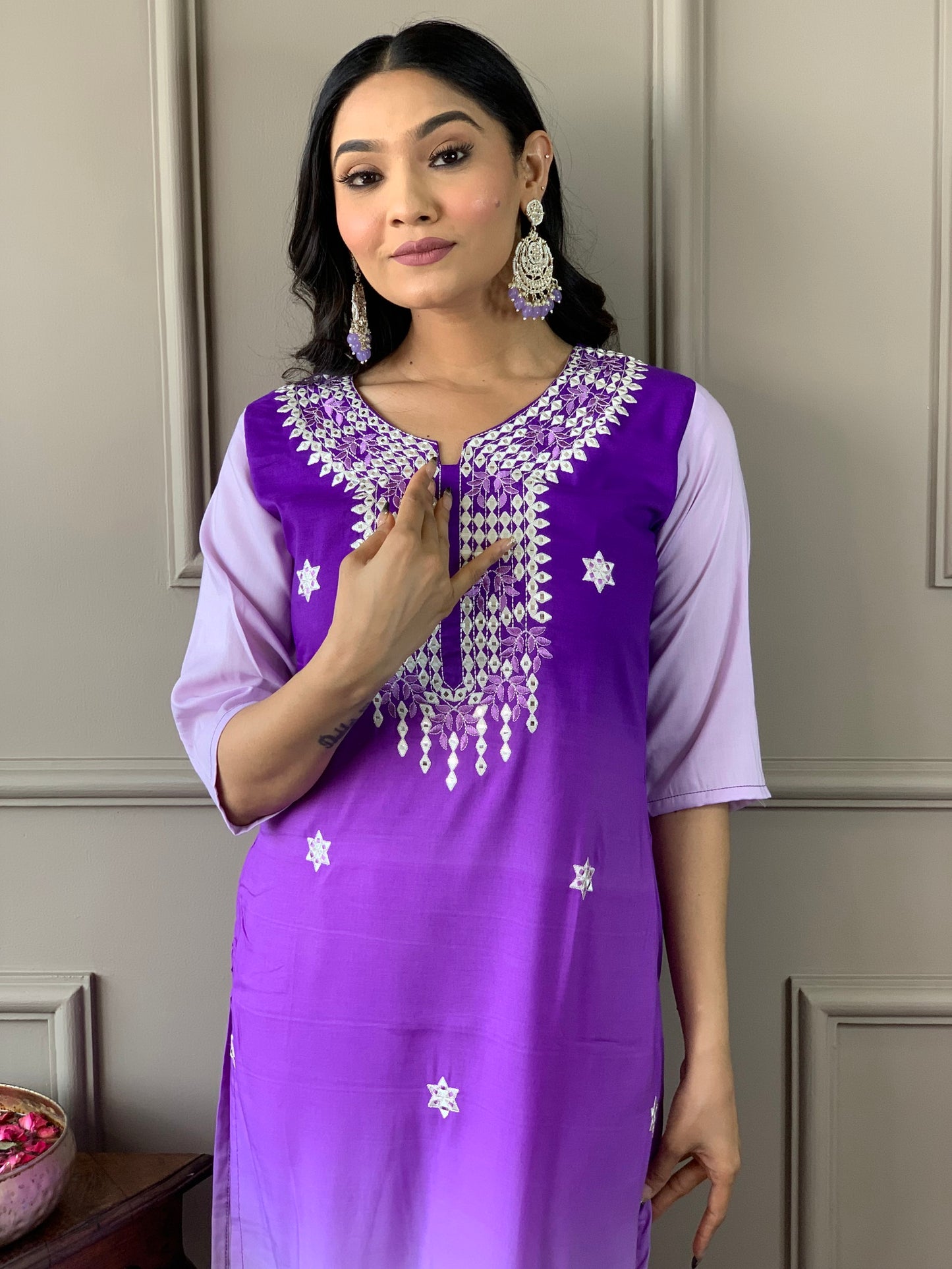 Beautiful Designer Kurta With Pant And Dupatta
