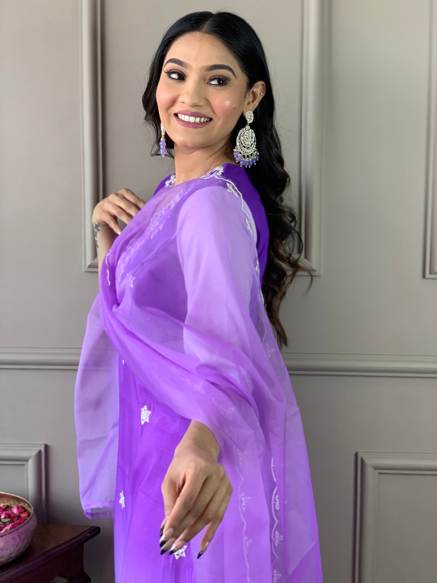 Beautiful Designer Kurta With Pant And Dupatta