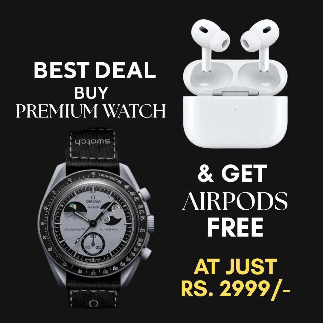 Premium Luxury Watch + Free AirPods | Best Combo Offer