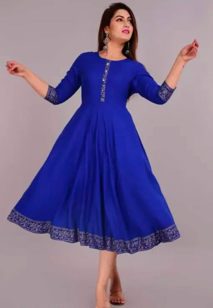 Averick blue kurti