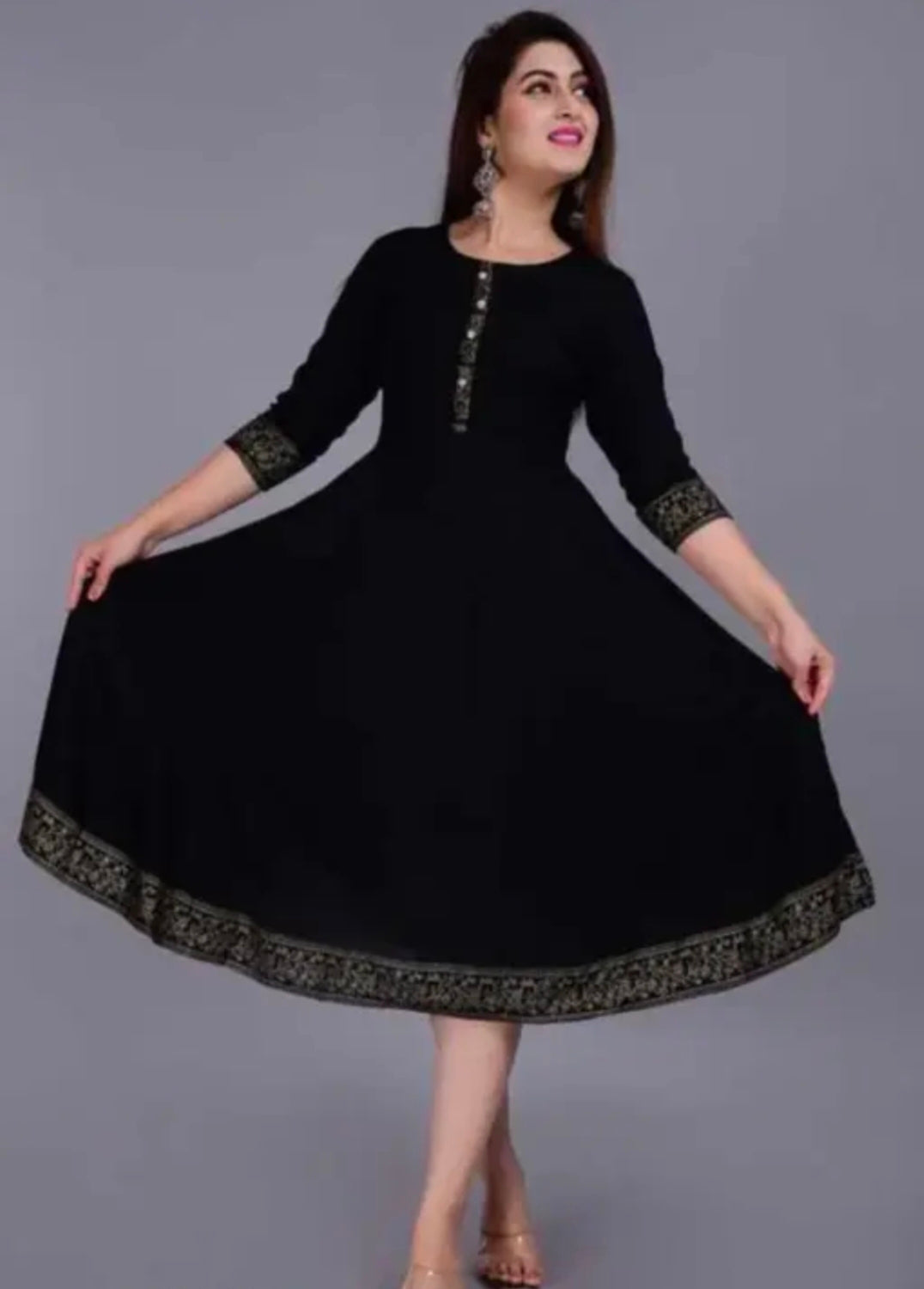 Averick Black kurti