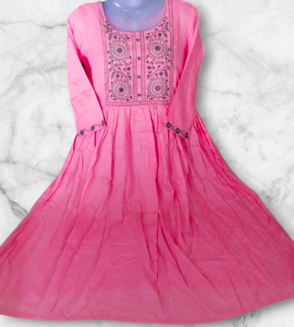 Averick pink kurti