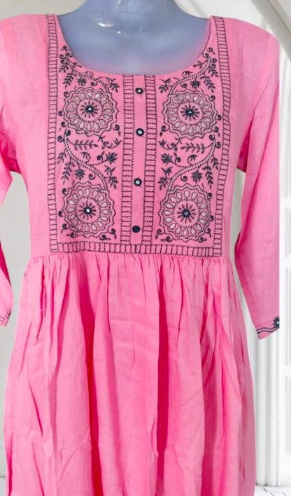 Averick pink kurti