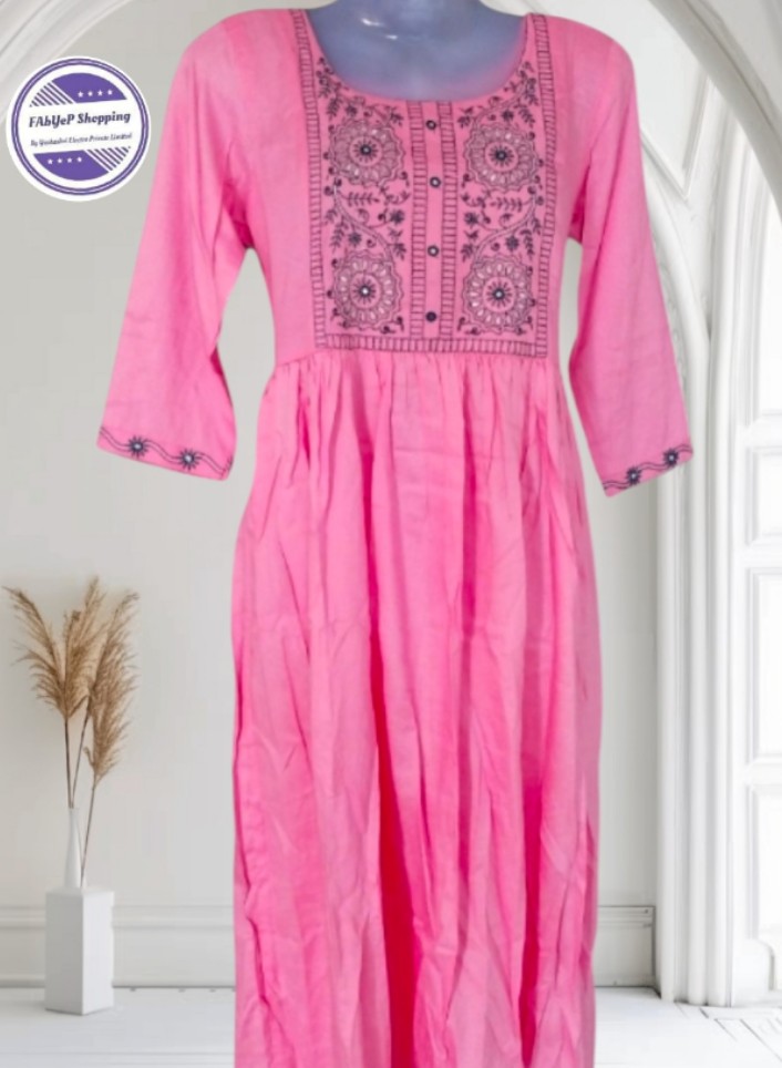 Averick pink kurti
