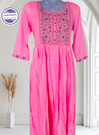 Averick pink kurti