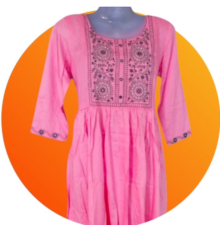 Averick pink kurti