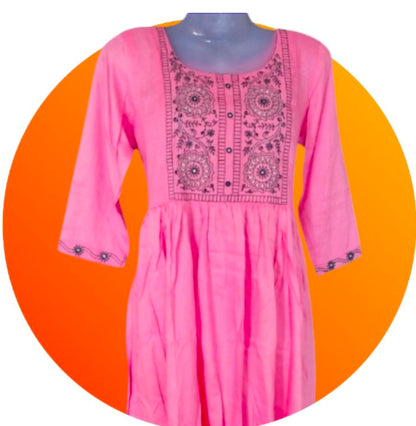 Averick pink kurti