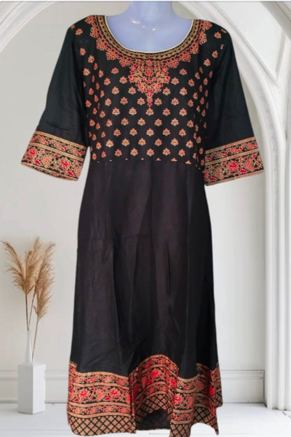 Averick black kurti