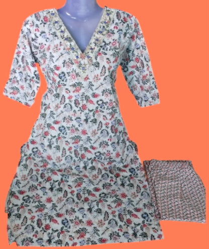 Averick White 2 piece