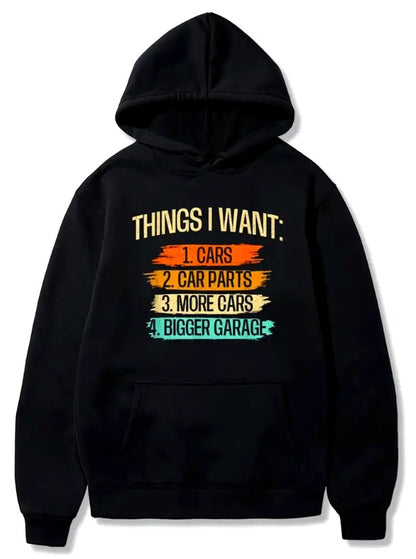 New Letter Printed Embroidered Loose Hooded Sweatshirt