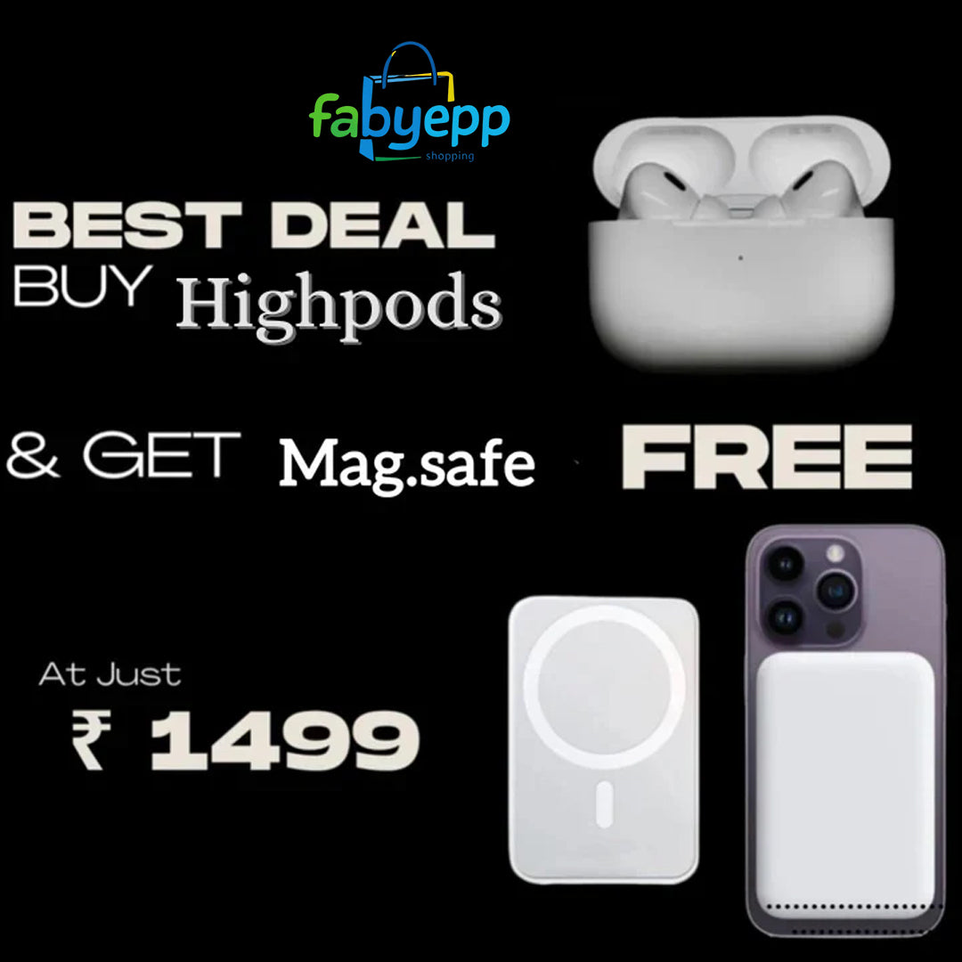 Fabyepp Pro 2nd Gen ANC (Type-C) | Free 5000mAh Powerbank with Warranty