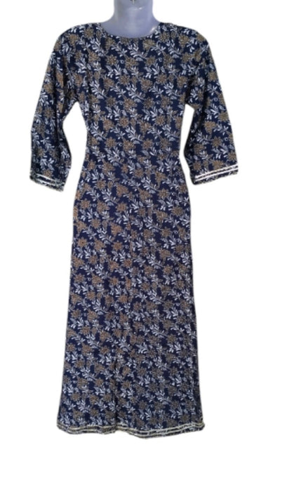 Maverick Blue Anarkali kurti